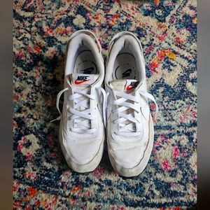 Womens white Nike waffles